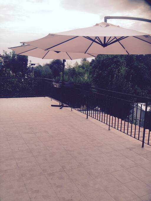 terrasse de 75m2