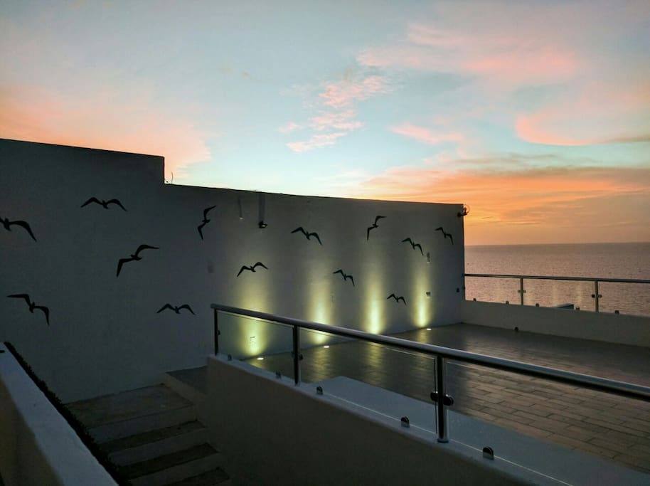 atardecer