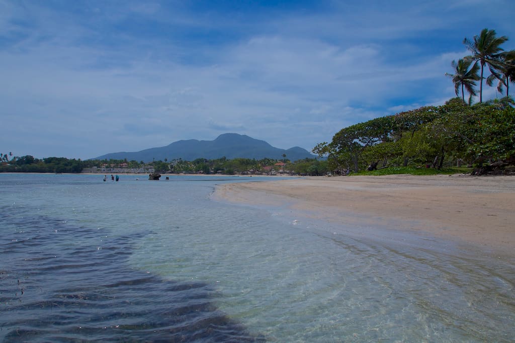 Playa Cofresi - a beach that is great for children due to it's calm waters