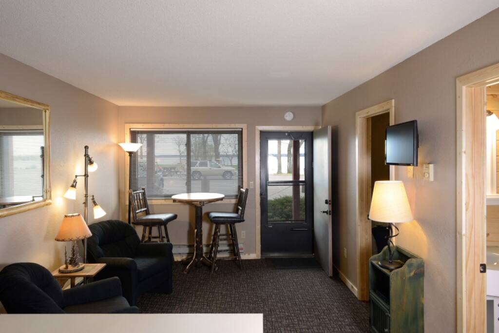 The living area.