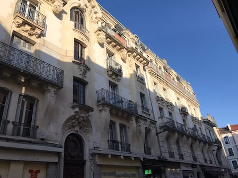 In the city center, haussmannian type.