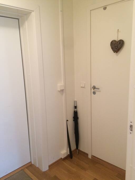 Gang og inngang til bad