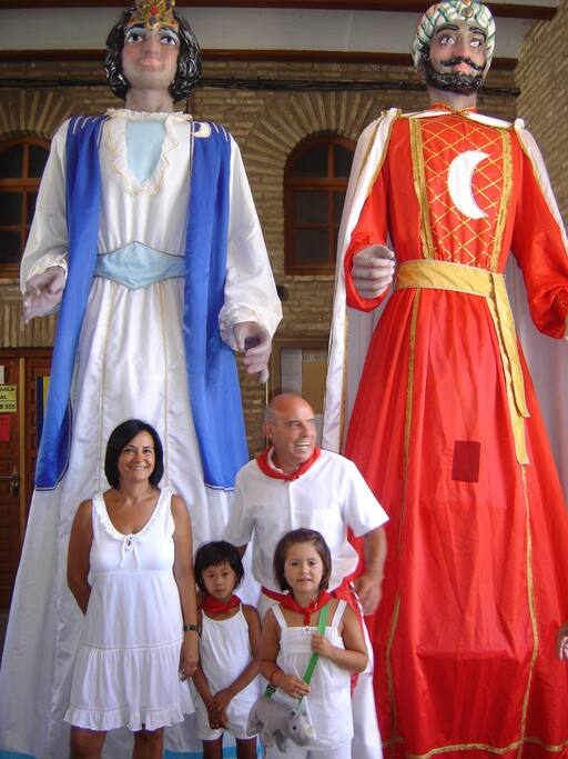 Gigantes en nuestras fiestas patronales