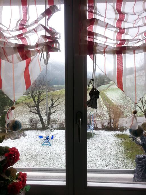 Aussicht Küchenfenster