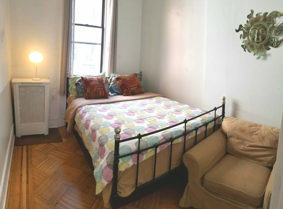 Master bedroom with a big closet