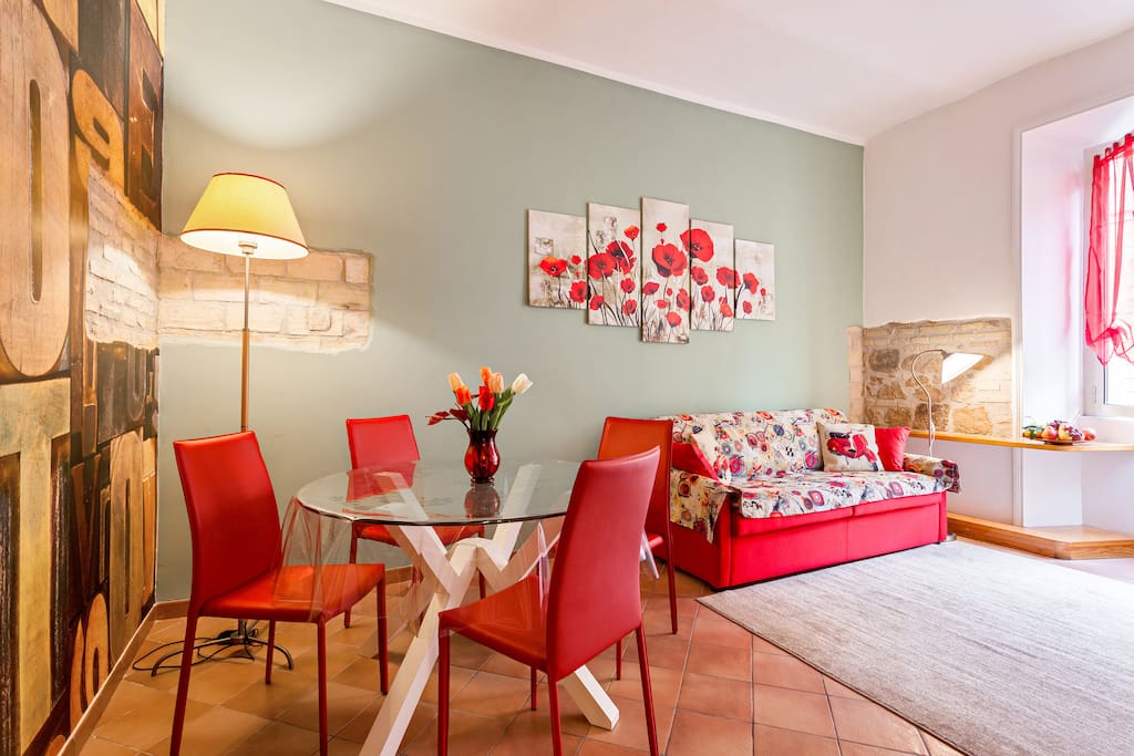 Living room with sofabed
