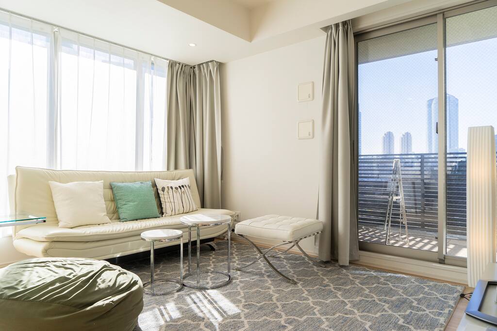 Living with balcony