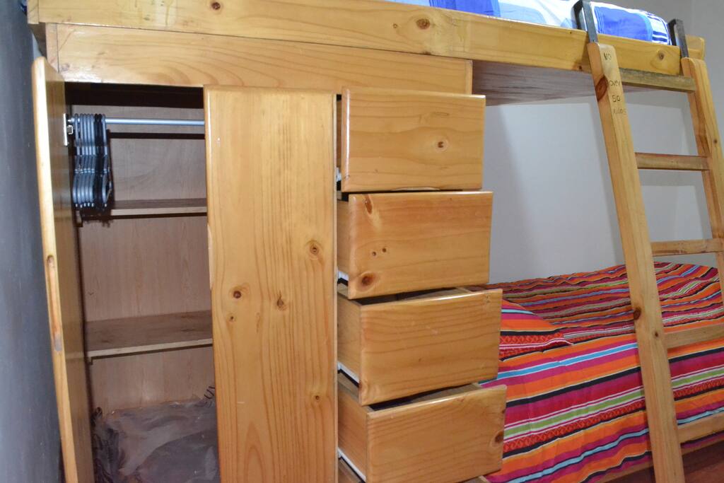 Extra storage space for your items.