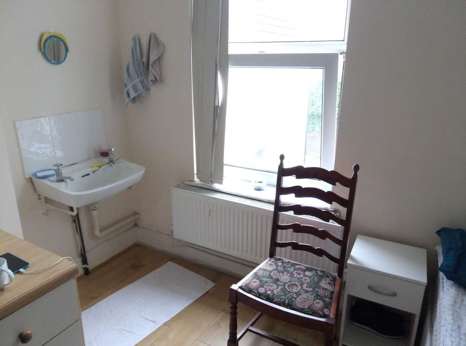 Basin in room