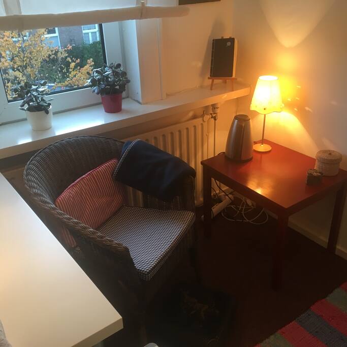 Cozy spot by the window