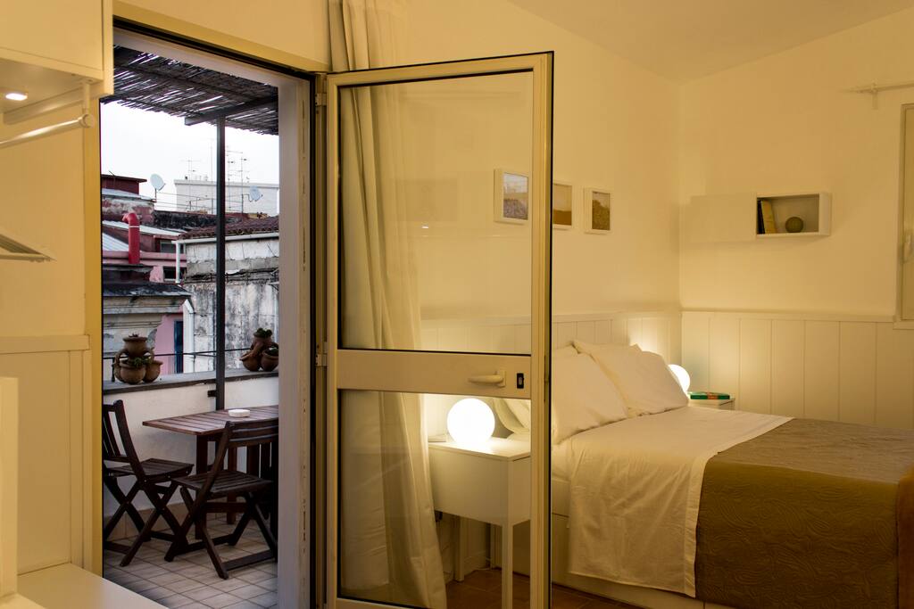 bedroom and terrace