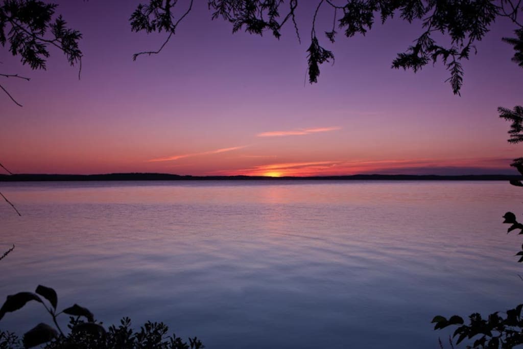 Sunset on the Golden Lake