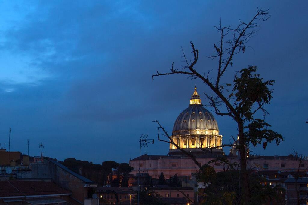 Amazing night view from the balcony