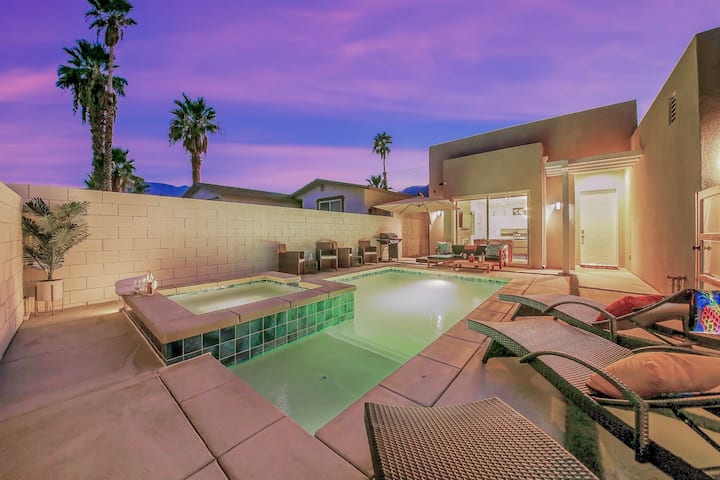 Modern Wanderlust 066304 3 Br Pool Spa Fireplace Foosball Houses For Rent In La Quinta California United States