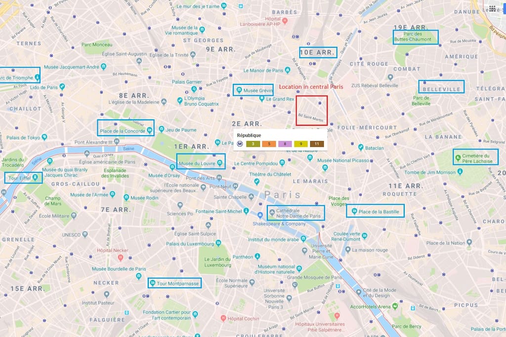 Location - Paris 10th 75010