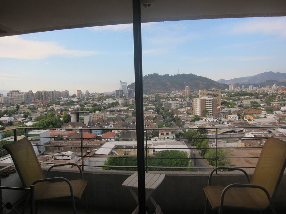 Views to Barrio Italia and Cerro San Cristobal