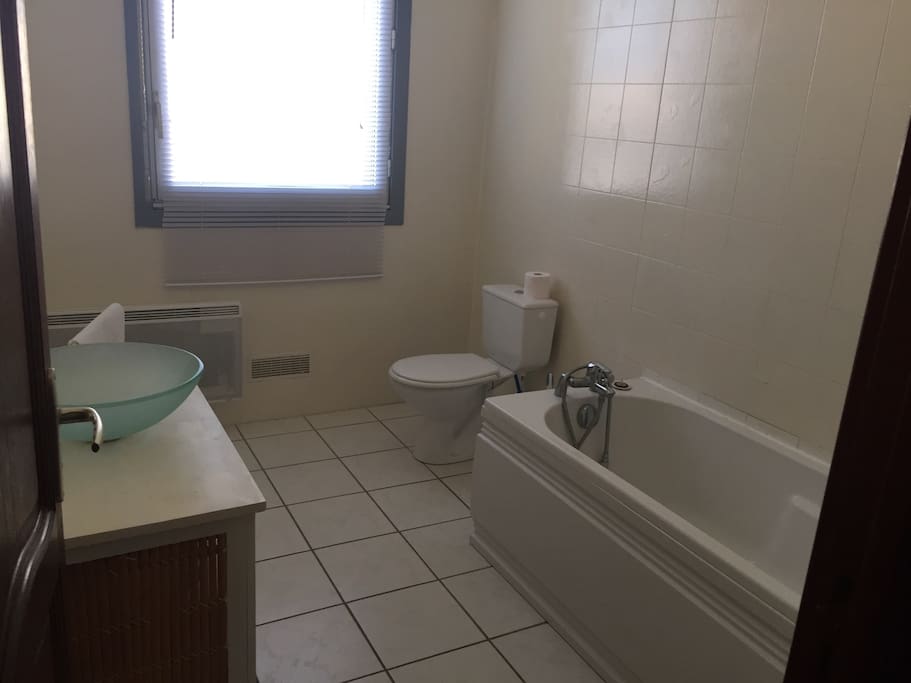 Salle de bain à partager