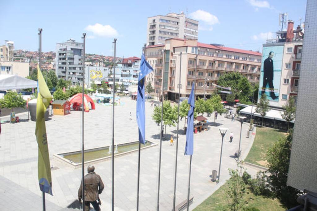 View from the apartment facing the city center