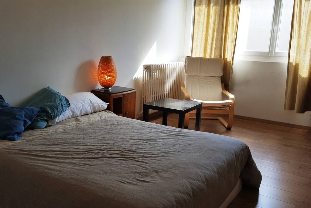 La chambre à l'étage...