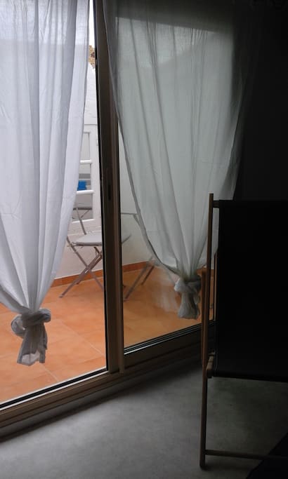 Tür zur Terrasse