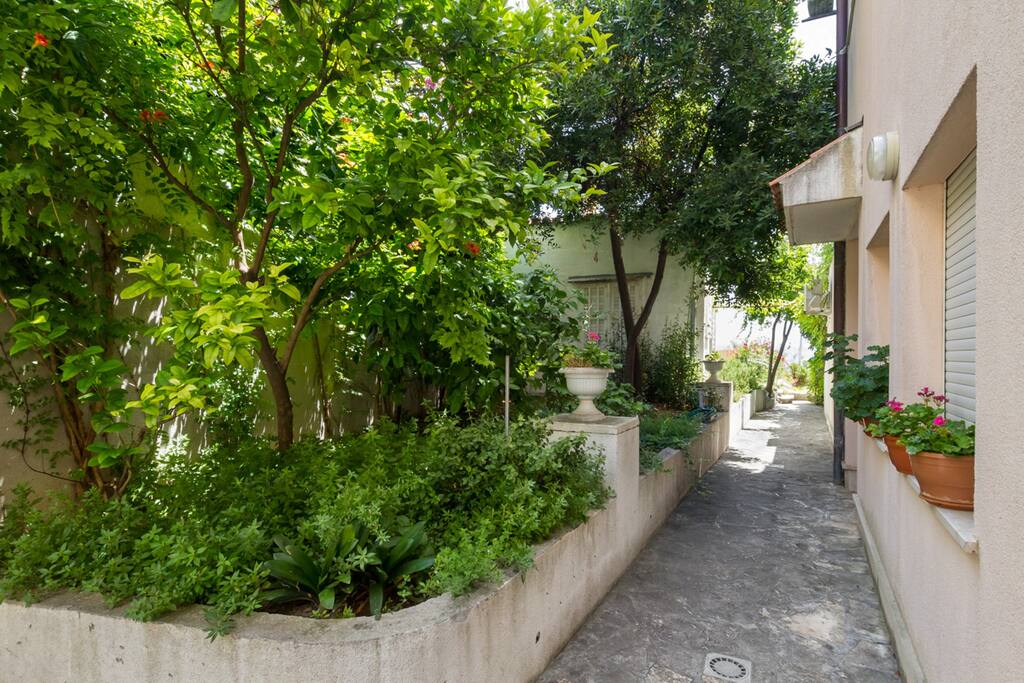 Apartment located in the ground floor.