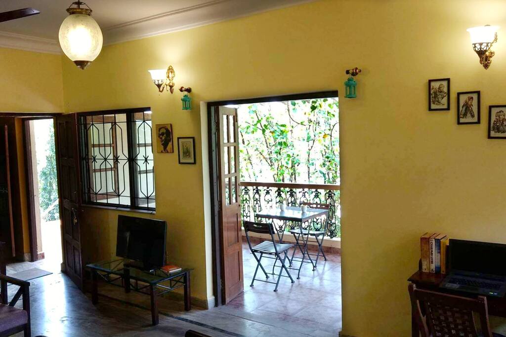 Living room and terrace