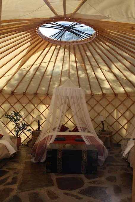 yurt inside view
