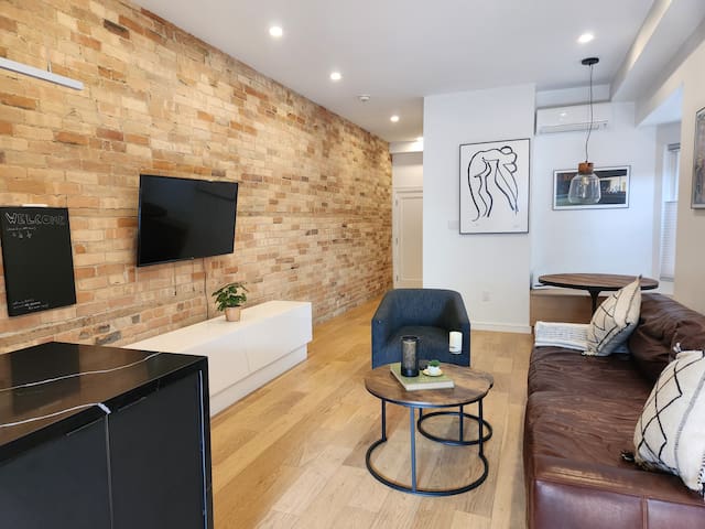 Downtown apt, Casper mattresses hot tub garage