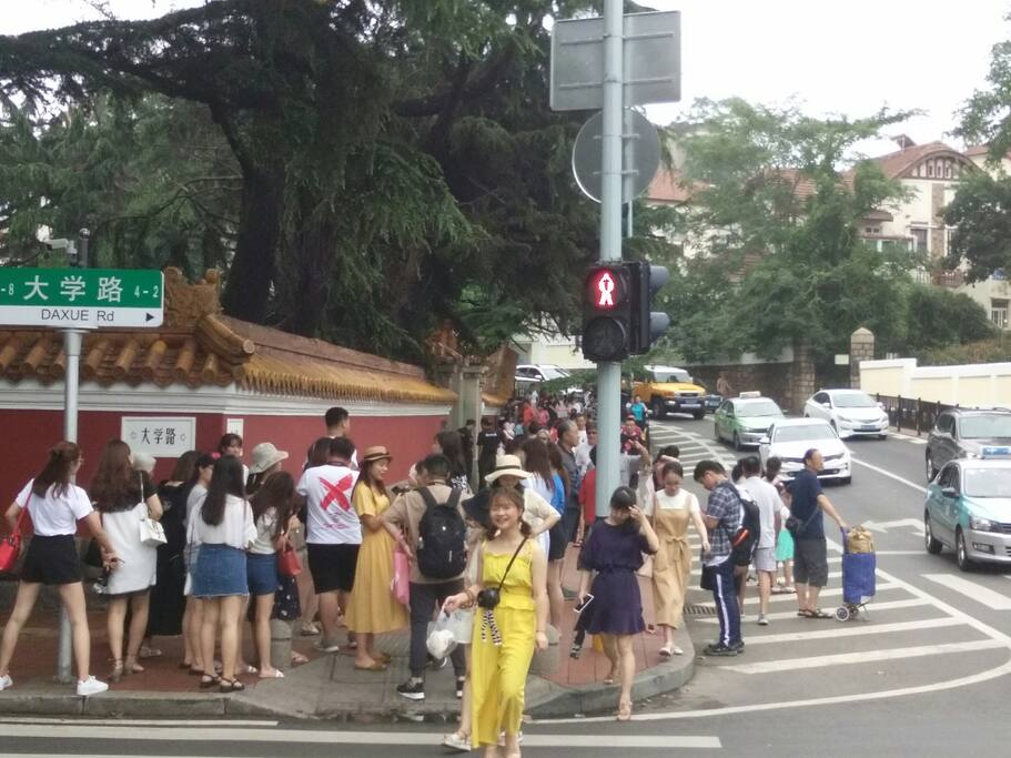 每天都有慕名而来游客来次打卡签到