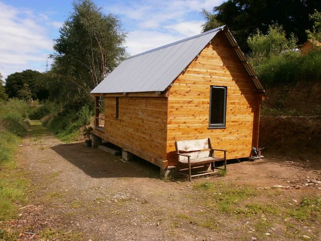 Very Cosy Camping Cabin with outside log fire