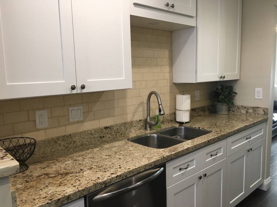 Galley kitchen - all the cookware and utensils you could need