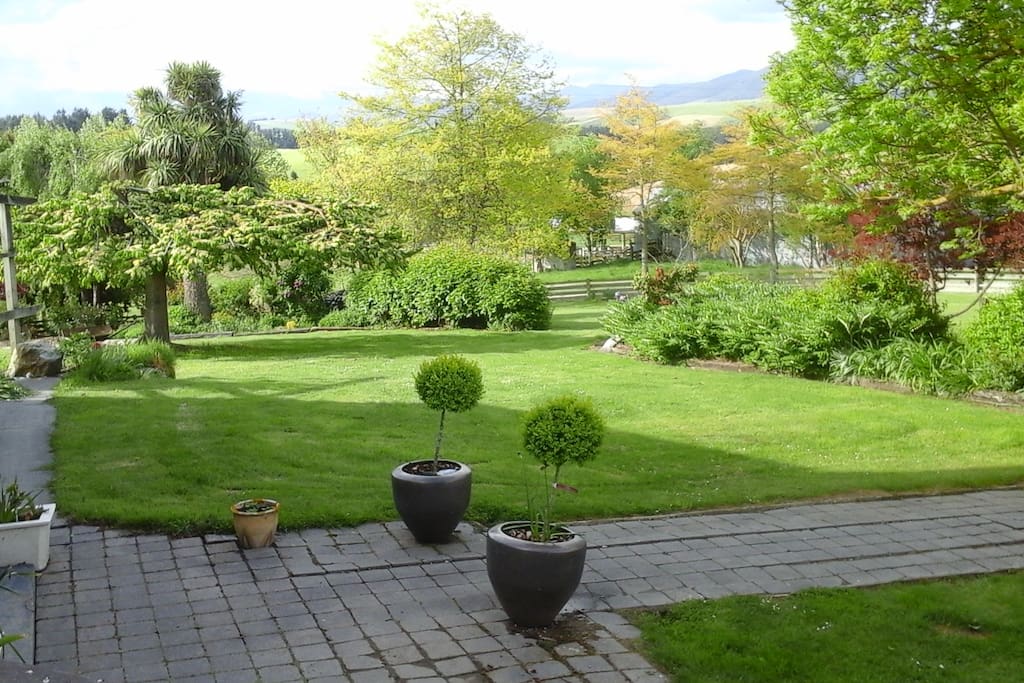 Garden View from Cabin