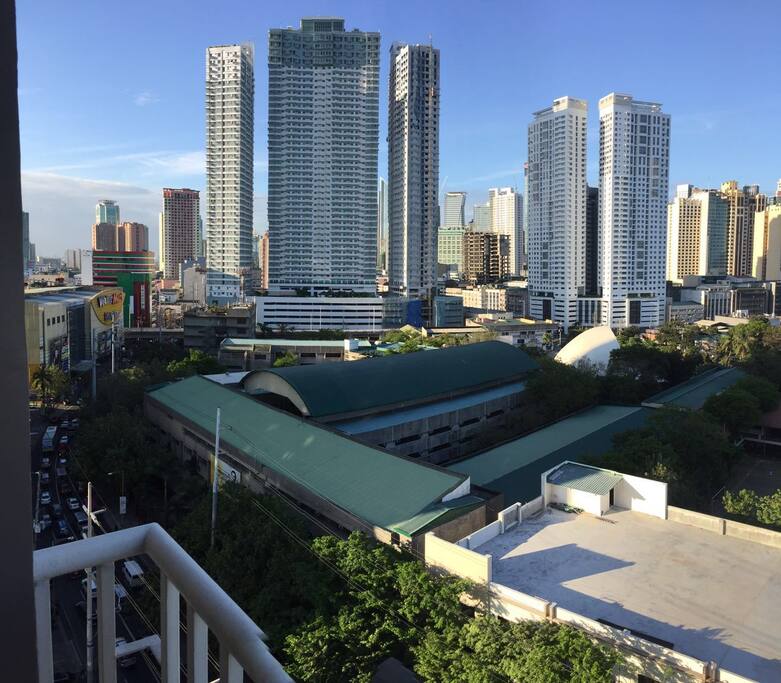City view of Makate from veranda