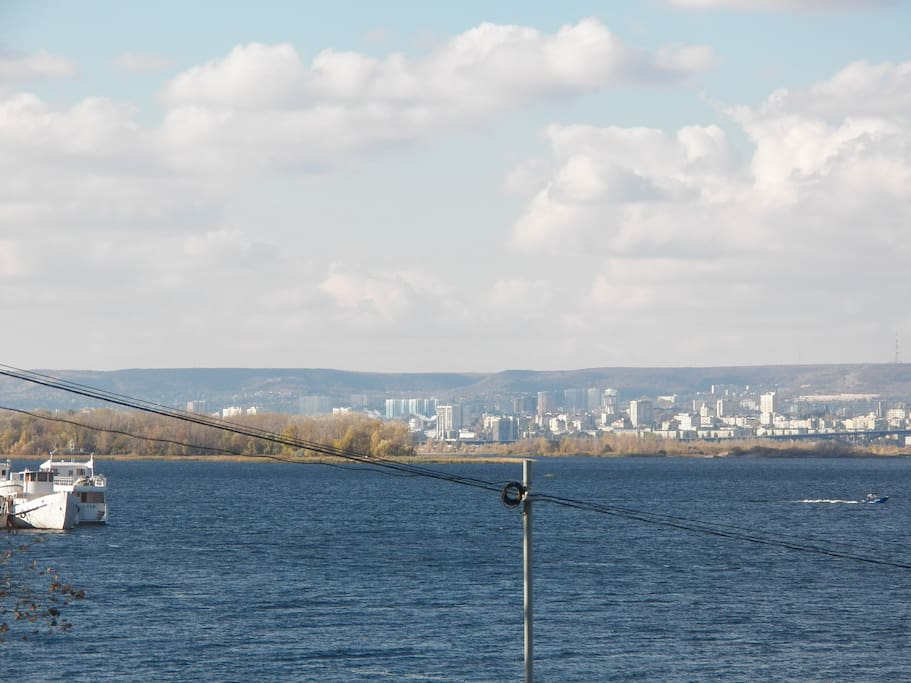 Вид на реку Волга