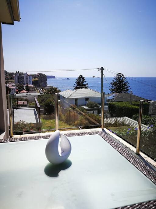 Actual view and balcony