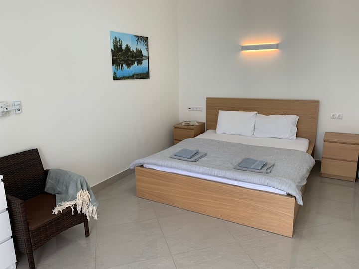 Bedroom with balcony