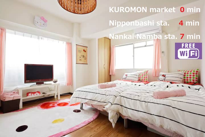 305 KUROMONmarket/구로몬시장/在黑门市场/WiFiFREE☆HelloKitty☆
