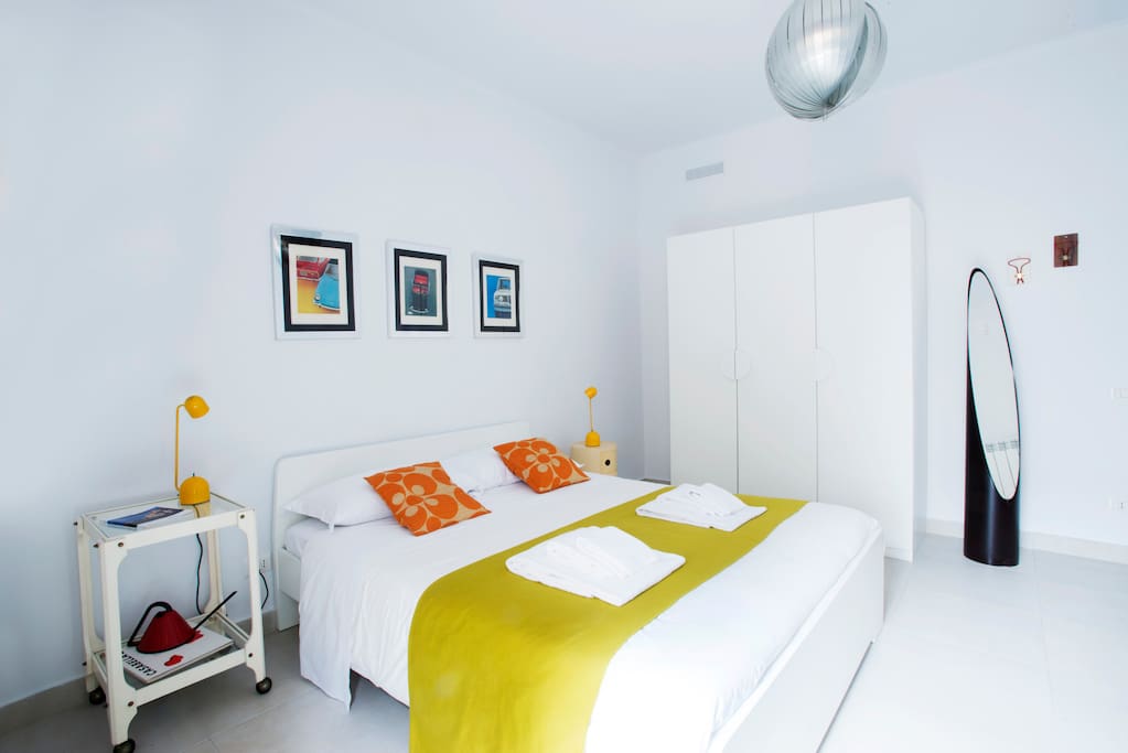 Room 1-one is warm and comfortable. Sleep in a comfortable double bed cm160x200 and read a book on soft armchairs. With balcony, three-door closet, air conditioning and heating.