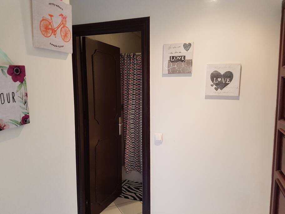 Douche et toilette