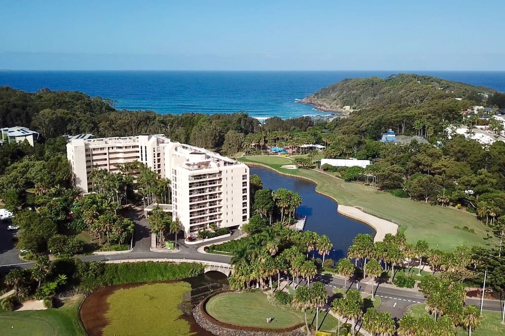 Aerial View of Resort