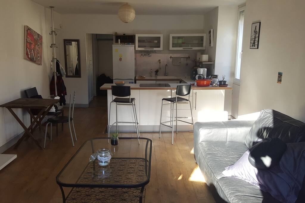 l'appartement depuis la terrasse