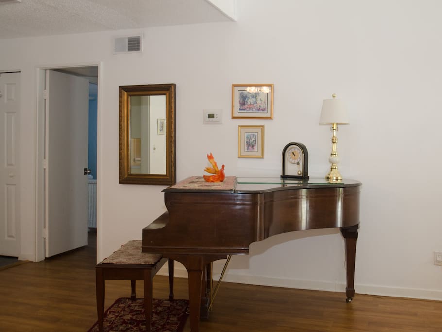 For the piano player, enjoy the baby grand.