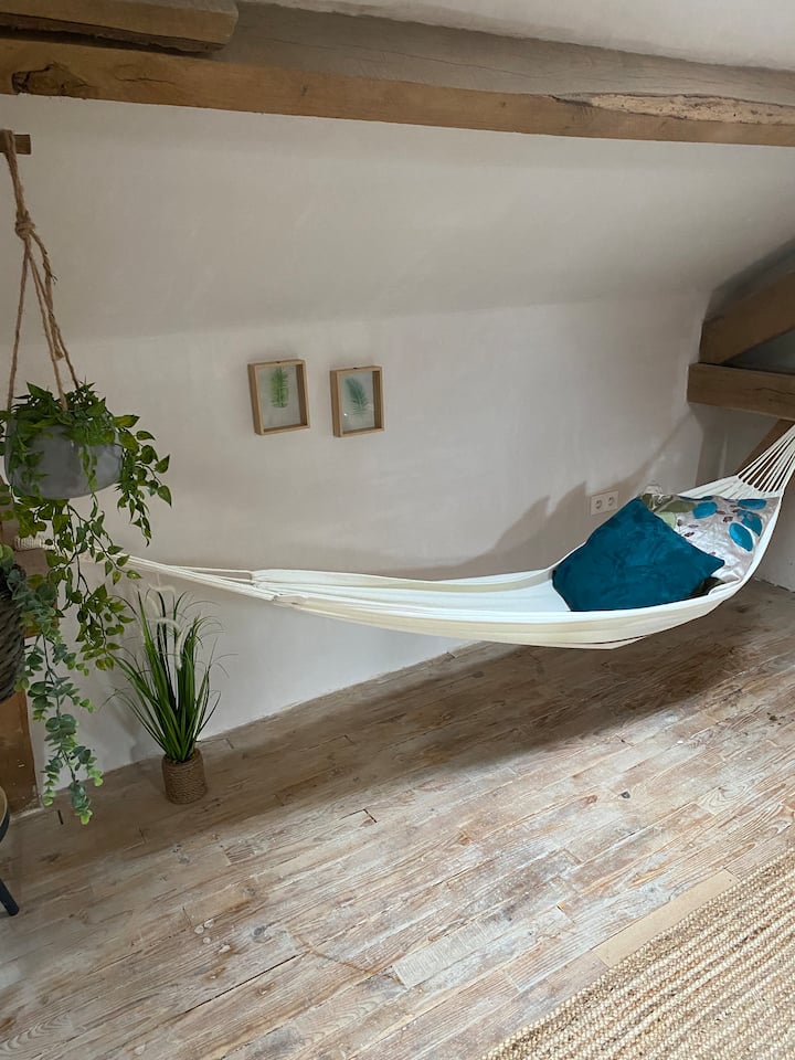 A bit of a contemporary twist upstairs.