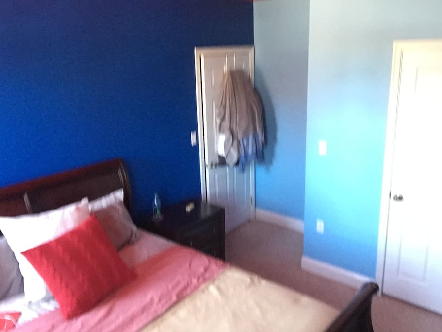 Ample closet space for luggage storage and extended stays.