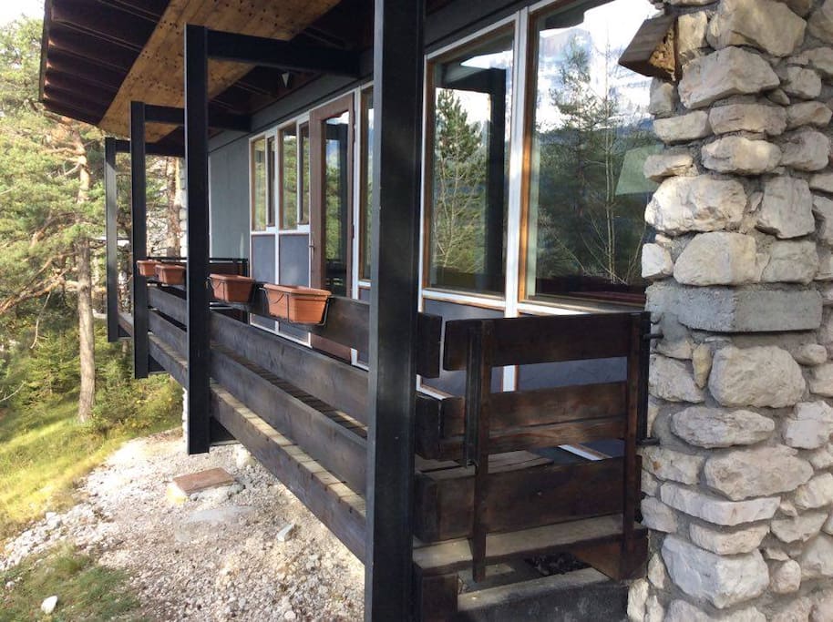 Il terrazzo dello chalet