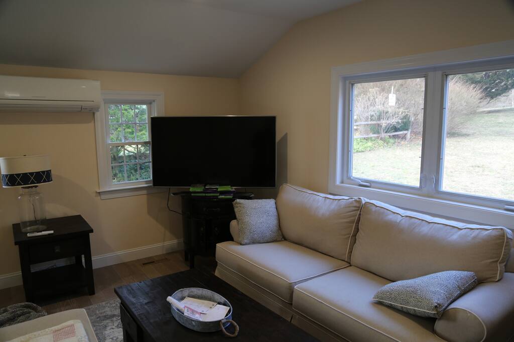 Living room with TV.