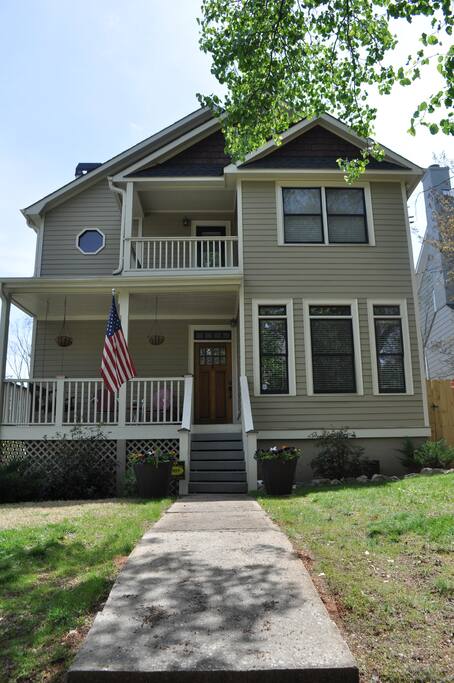 Front view of the home