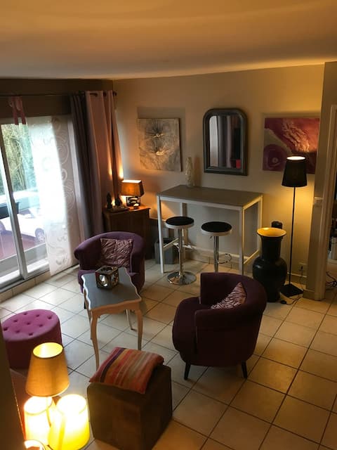 Top performing Airbnb: Charming little apartment with atypical decor. in Boulogne Sur Mer