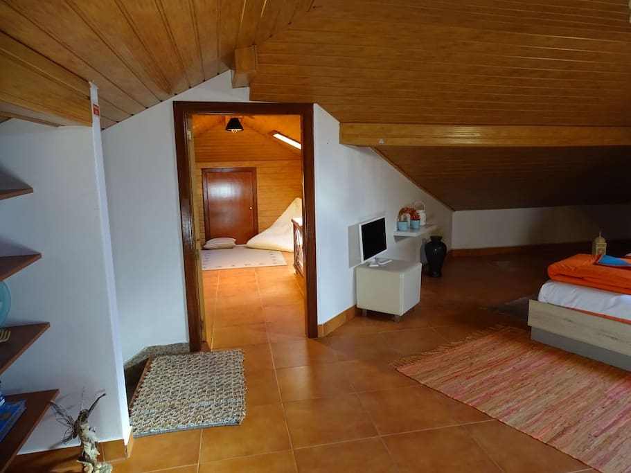 There is a tv and wi fi area.