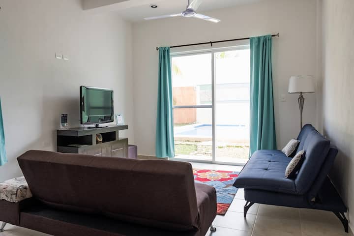 Tortuga Gardens: Homey One Bedroom Apt W/ 2 Bikes - コスメル